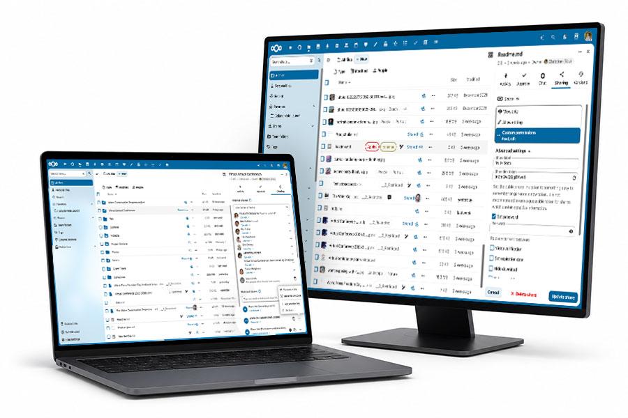 Nextcloud Files Oberfläche für sichere Zusammenarbeit und zentrale Dateiverwaltung